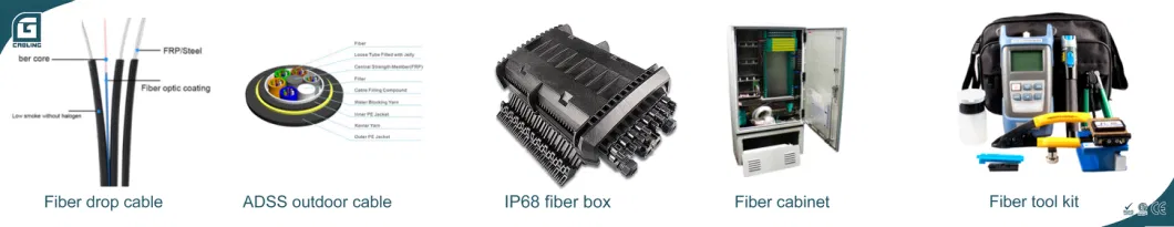 Gcabling Odn 1 Core FTTH Fiber Optic Protection Box IP65 Fiber Optic Termination Box Fiber Optical Joint Terminal Splice FTTH Fiber Box FTTH